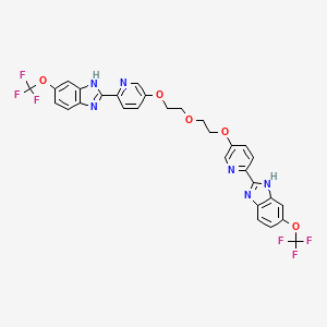molecular formula C30H22F6N6O5 B605247 AI-10-49 CAS No. 1256094-72-0