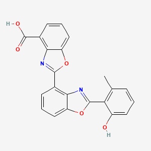 molecular formula C22H14N2O5 B605255 AJI-9561 CAS No. 339300-34-4