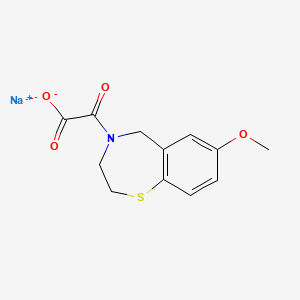 molecular formula C12H12NNaO4S B605272 Aladorian Sodium CAS No. 1233219-11-8
