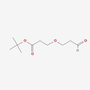 molecular formula C10H18O4 B605288 Ald-PEG1-C2-Boc 
