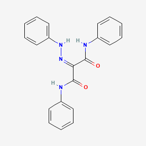 molecular formula C21H18N4O2 B6052921 N,N'-diphenyl-2-(phenylhydrazinylidene)propanediamide 