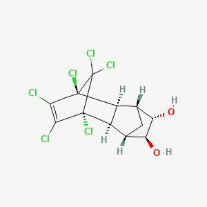 molecular formula C12H10Cl6O2 B605304 Aldrin-transdiol CAS No. 3106-29-4