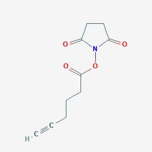 molecular formula C10H11NO4 B605315 5-Hexynoic NHS Ester CAS No. 906564-59-8