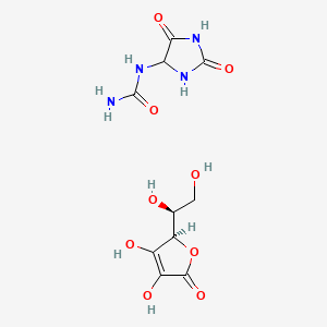 molecular formula C10H14N4O9 B605317 Allantoin ascorbate CAS No. 57448-83-6