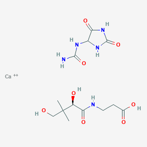 molecular formula C13H23CaN5O8+2 B605318 Allantoin calcium pantothenate CAS No. 4207-41-4