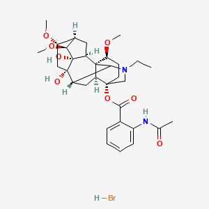molecular formula C32H45BrN2O8 B605323 Allapinin CAS No. 97792-45-5