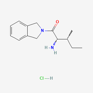 molecular formula C14H21ClN2O B605325 allo-Ile-isoindoline HCl CAS No. 1883545-48-9