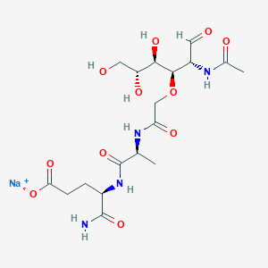 molecular formula C18H29N4NaO11 B605327 Almurtide sodium CAS No. 103882-13-9