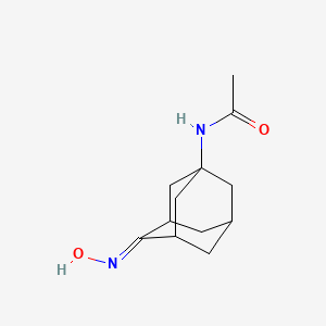 molecular formula C12H18N2O2 B6053283 N-(4-hydroxyimino-1-adamantyl)acetamide 