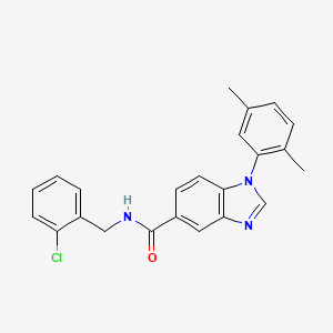 molecular formula C23H20ClN3O B605339 KCNAB2 Human Pre-designed siRNA Set A CAS No. 1504588-00-4