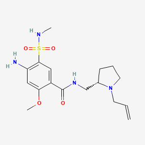 molecular formula C17H26N4O4S B605340 Alpiropride, (S)- CAS No. 117741-82-9