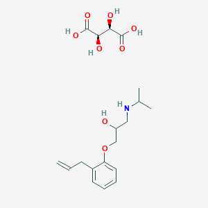 molecular formula C19H29NO8 B605343 Alprenolol tartrate CAS No. 21378-88-1