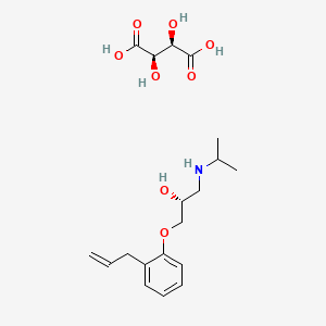 molecular formula C19H29NO8 B605344 Alprenolol tartrate, (R)- CAS No. 100897-05-0