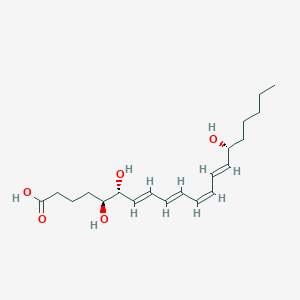 (5S,6R,7E,9E,11Z,13E,15R)-5,6,15-trihydroxyicosa-7,9,11,13-tetraenoic acid