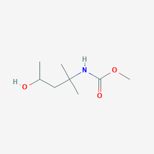 Methyl N-(4-hydroxy-2-methylpentan-2-YL)carbamate