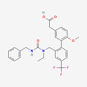 molecular formula C27H27F3N2O4 B605370 AM211 CAS No. 1175526-27-8
