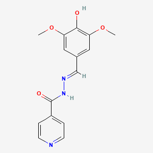 molecular formula C15H15N3O4 B6053708 N'-[(E)-(4-hydroxy-3,5-dimethoxyphenyl)methylidene]pyridine-4-carbohydrazide 