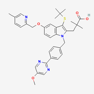 molecular formula C36H40N4O4S B605379 AM-643 free acid CAS No. 1233114-22-1