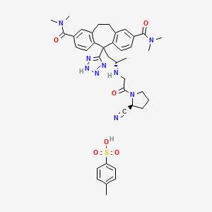 molecular formula C39H47N9O6S B605402 AMG-222 甲苯磺酸盐 CAS No. 1163719-08-1