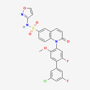 molecular formula C25H16ClF2N3O5S B605416 AMG8380 CAS No. 1642112-31-9