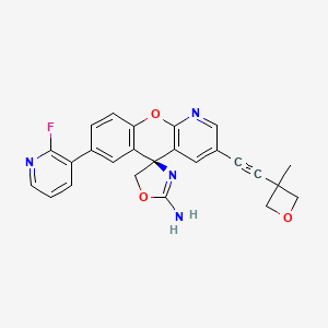 molecular formula C25H19FN4O3 B605420 AMG-8718 