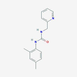 molecular formula C15H17N3O B6054209 1-(2,4-Dimethylphenyl)-3-(pyridin-2-ylmethyl)urea 