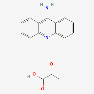 molecular formula C16H14N2O3 B605425 氨基吖啶丙酮酸 CAS No. 25332-08-5