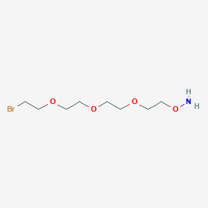molecular formula C8H18BrNO4 B605434 Aminooxy-PEG3-bromide CAS No. 1895922-73-2