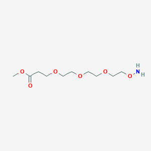 molecular formula C10H21NO6 B605435 氨基氧-PEG3-甲基酯 CAS No. 2086689-03-2