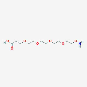 molecular formula C11H23NO7 B605439 Aminooxy-PEG4-acid CAS No. 1807537-38-7