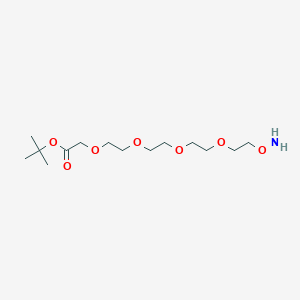molecular formula C14H29NO7 B605442 Aminooxy-PEG4-CH2CO2tBu CAS No. 2062663-62-9