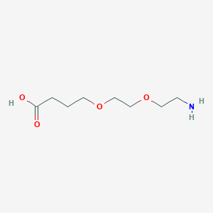 molecular formula C8H17NO4 B605456 氨基-PEG2-(CH2)3CO2H CAS No. 1263046-77-0
