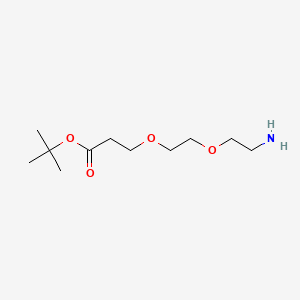 B605458 tert-Butyl 3-(2-(2-aminoethoxy)ethoxy)propanoate CAS No. 756525-95-8