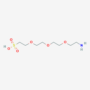 molecular formula C8H19NO6S B605460 Amino-PEG3-C2-sulfonic acid CAS No. 1817735-43-5