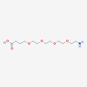 molecular formula C12H25NO6 B605461 Amino-PEG4-(CH2)3CO2H CAS No. 144598-03-8