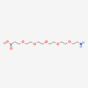 molecular formula C13H27NO7 B605464 Amino-PEG5-acid CAS No. 1191078-74-6