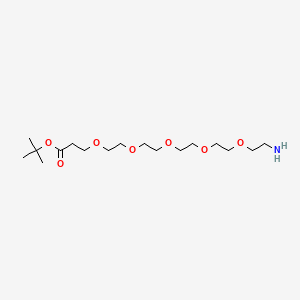 molecular formula C17H35NO7 B605465 Amino-PEG5-t-butyl ester CAS No. 1446282-18-3