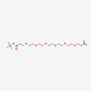 molecular formula C19H39NO8 B605467 NH2-PEG6-Boc 