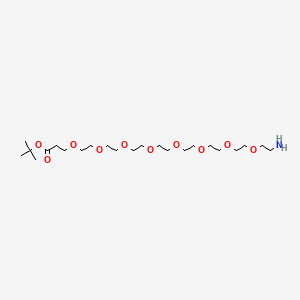 molecular formula C23H47NO10 B605473 Amino-PEG8-Boc CAS No. 756526-06-4