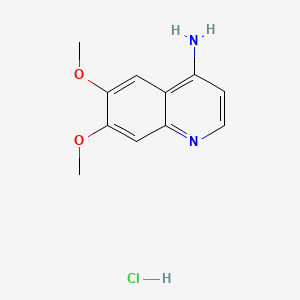 molecular formula C11H13ClN2O2 B605482 Amiquinsin hydrochloride anhydrous CAS No. 1696-79-3