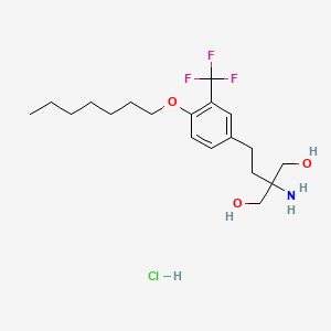 molecular formula C19H31ClF3NO3 B605483 Amiselimod Hydrochloride CAS No. 942398-84-7