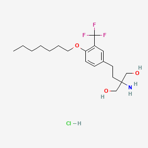 molecular formula C19H31ClF3NO3 B605483 阿美西利莫盐酸盐 CAS No. 942398-84-7