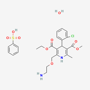 molecular formula C26H33ClN2O9S B605484 Amlodipine besylate monohydrate CAS No. 532929-67-2