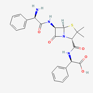 molecular formula C24H26N4O5S B605494 安苄西林基-D-苯基甘氨酸 CAS No. 1207726-28-0