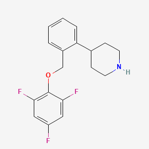 molecular formula C18H19ClF3NO B605500 Ampreloxetine CAS No. 1227056-84-9