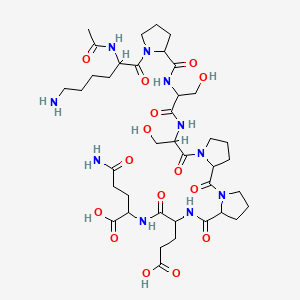 molecular formula C39H62N10O15 B605511 Angstrom6 CAS No. 220334-14-5