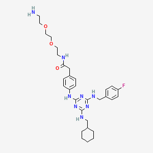 molecular formula C31H43FN8O3 B605534 AP-III-a4 