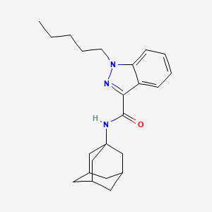molecular formula C23H31N3O B605536 Apinaca CAS No. 1345973-53-6