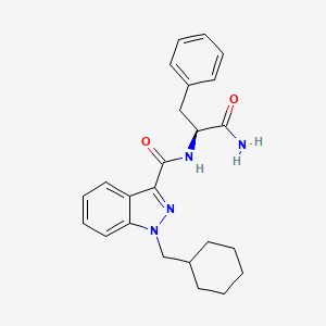 molecular formula C24H28N4O2 B605541 App-chminaca CAS No. 1185887-14-2