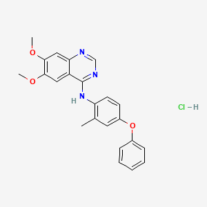 molecular formula C23H22ClN3O3 B605545 APS-2-79 hydrochloride CAS No. 2002381-31-7